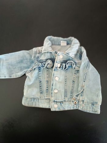Veste en jean fille 6 mois
