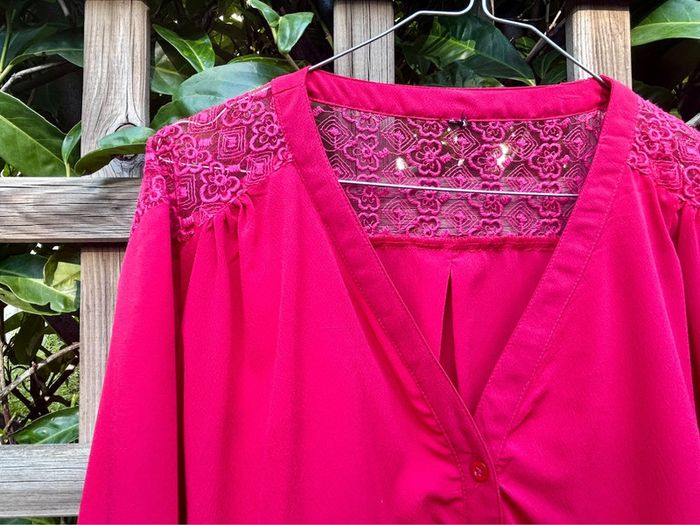 Chemise fuschia - photo numéro 2