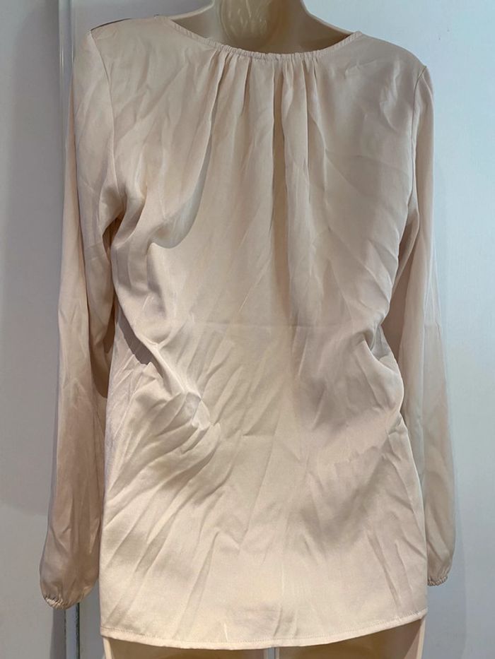 Blouse esprit taille 40 beige crème - photo numéro 6