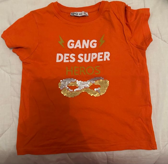 Tee shirt manches courtes 5 ans