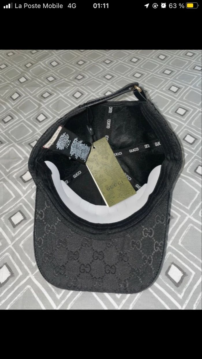 Casquette Gucci noir - photo numéro 4