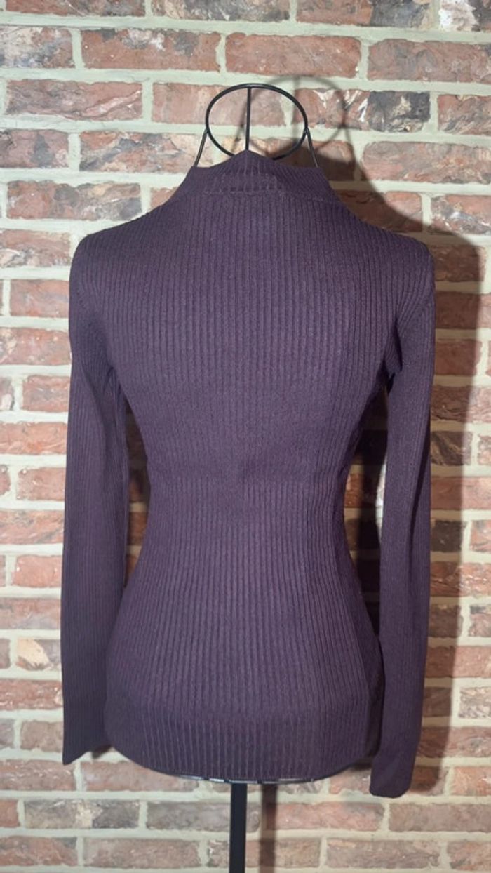 Haut brun longues manches H&M Taille XS / 34 - photo numéro 8