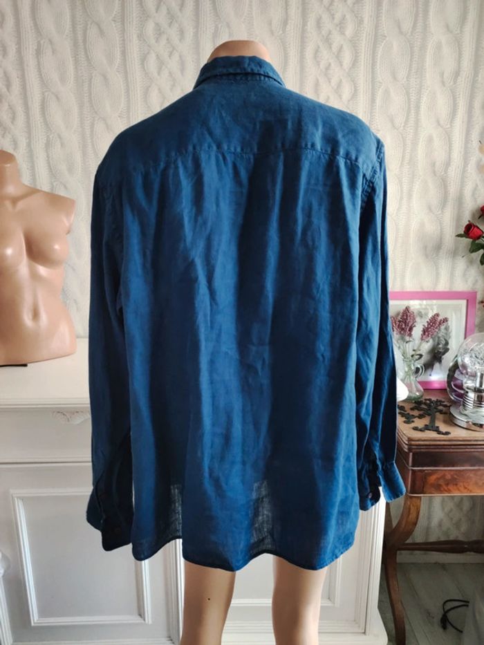 Chemise en lin homme Lafayette XL - photo numéro 3