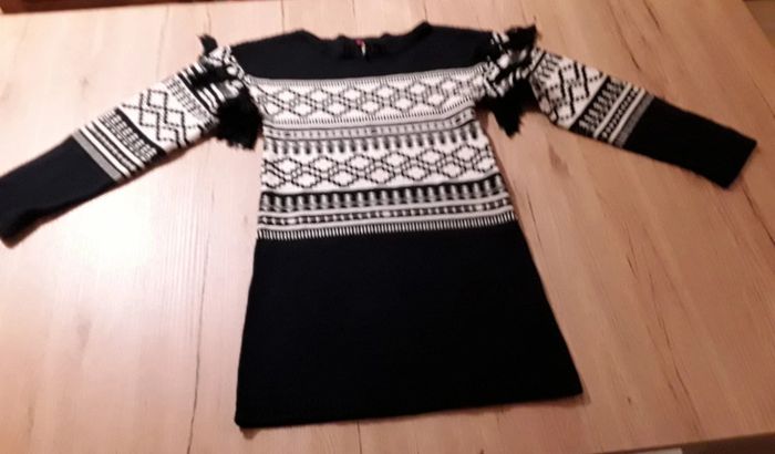 Robe fille à manches longues hiver