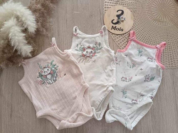 Lot de 3 Bodys Disney