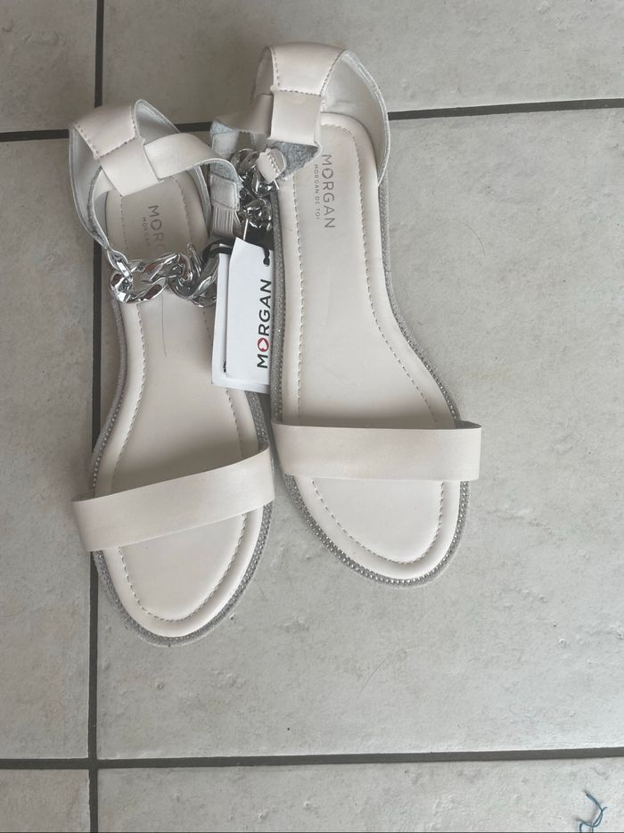 Sandales beiges Morgan - photo numéro 4
