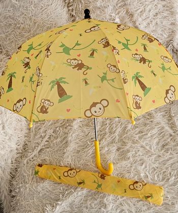 Magnifique parapluie 🌂 enfant motif 🐵