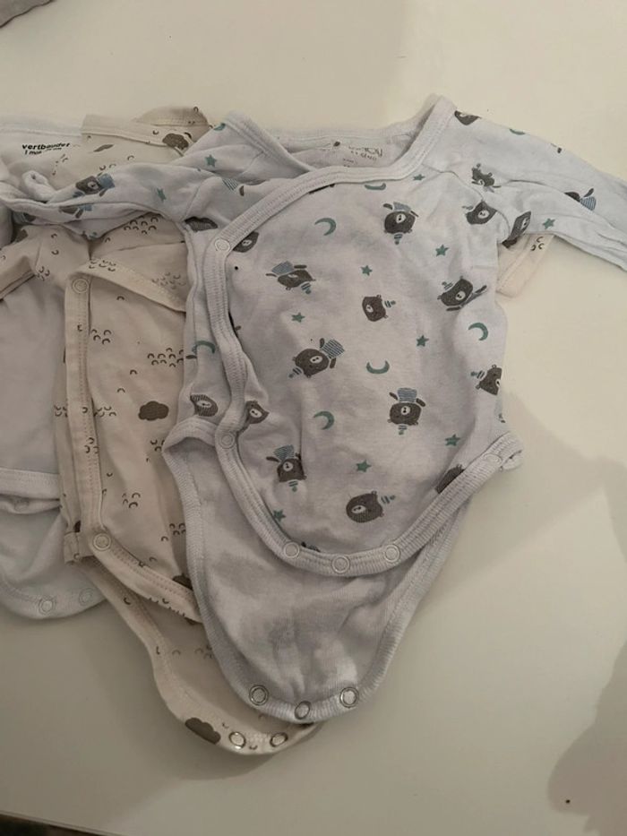 Lot bodies 1 mois - photo numéro 2