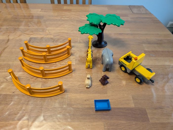 Lot 4 de playmobil 123 au zoo - photo numéro 5