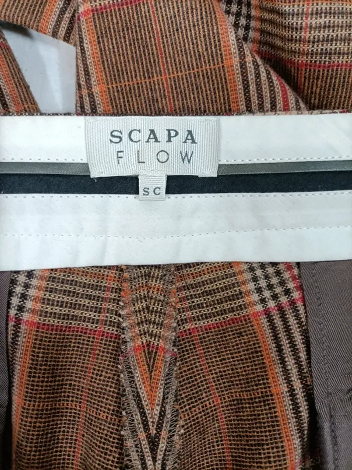 Pantalon Scapa Flow Hiver motif Écossais 38 - photo numéro 2