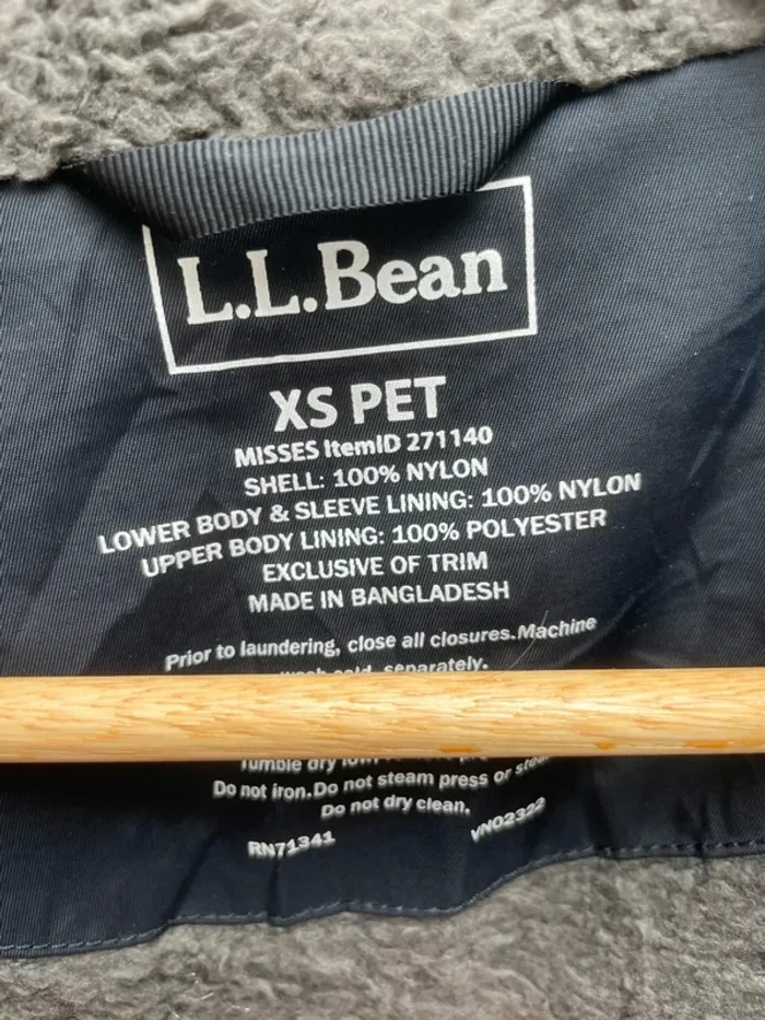 Black L.L. Bean coat Womens XS - photo numéro 9
