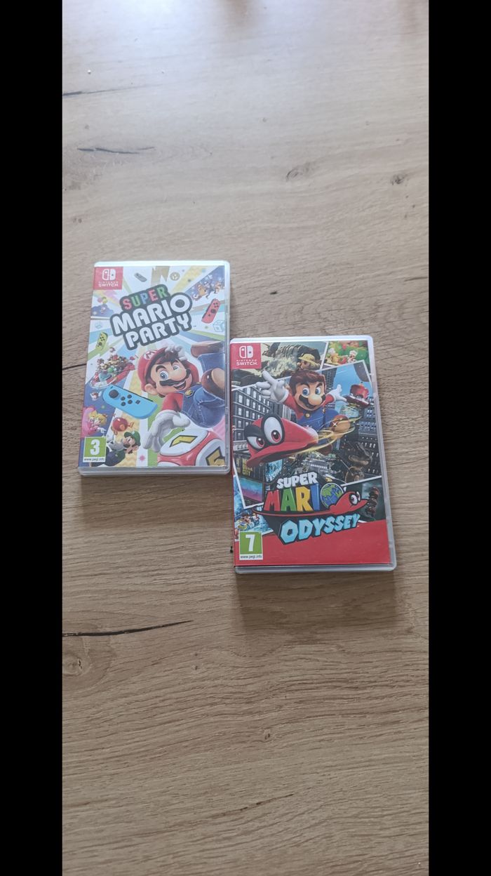 Lot jeux switch Mario