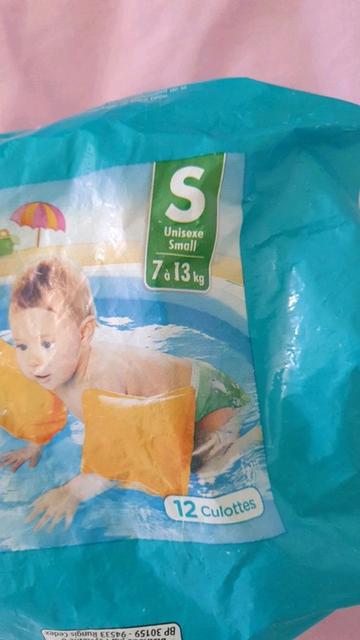 2 culottes de bain piscine ou mer Taille S 7 a 13 kg - photo numéro 2