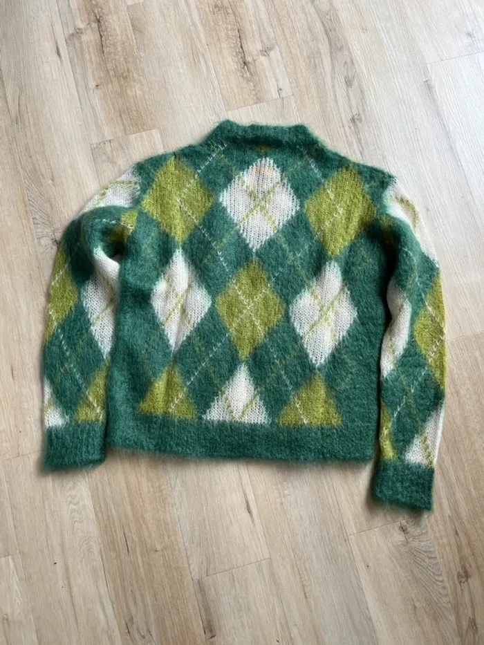 Pull Marni Mohair Argyle Fuzzy Made In Italy Taille 48 / M - photo numéro 7