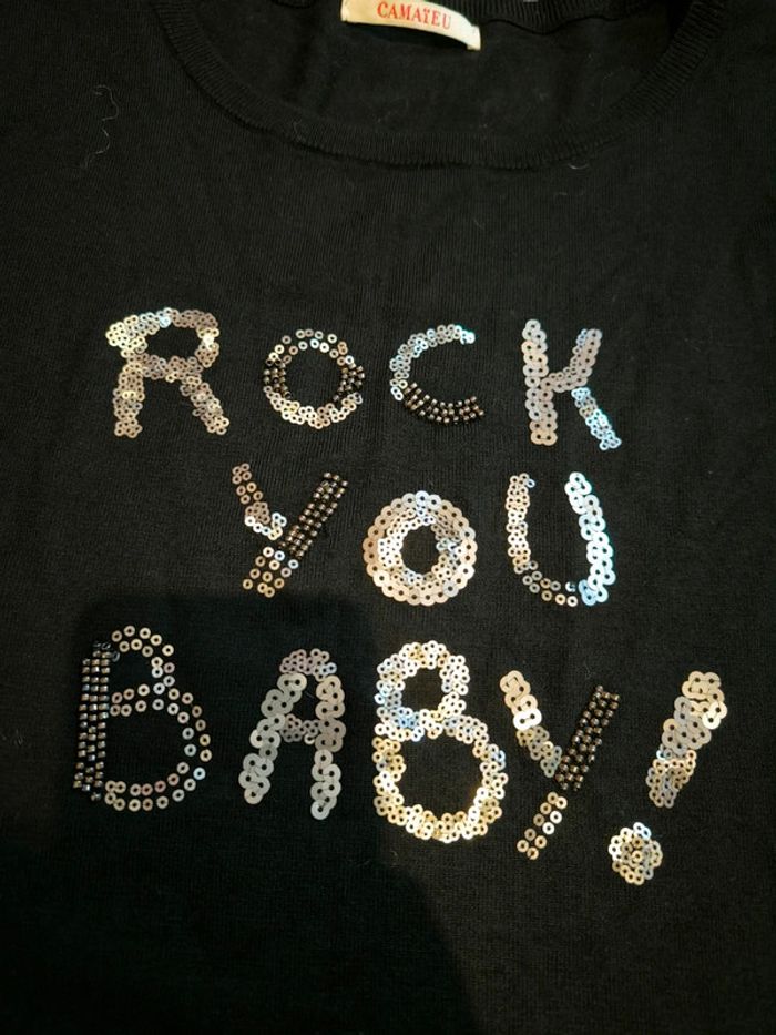 Pull rock you baby paillettes - photo numéro 2