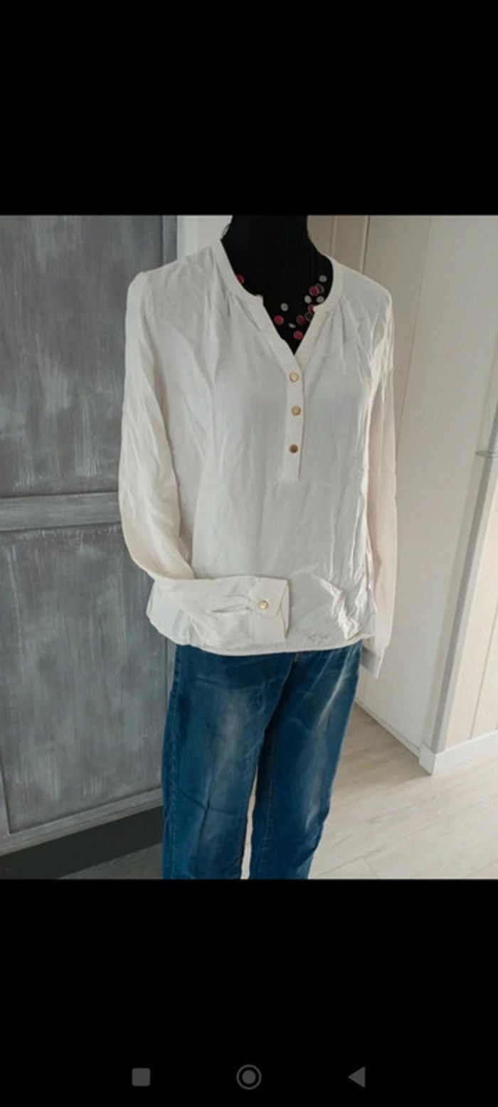 Blouse crème
