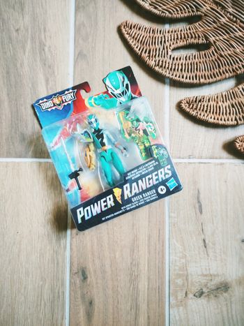🙅Coffret Power rangers dino fury figurine articulée du ranger vert smash armor et sa clé
