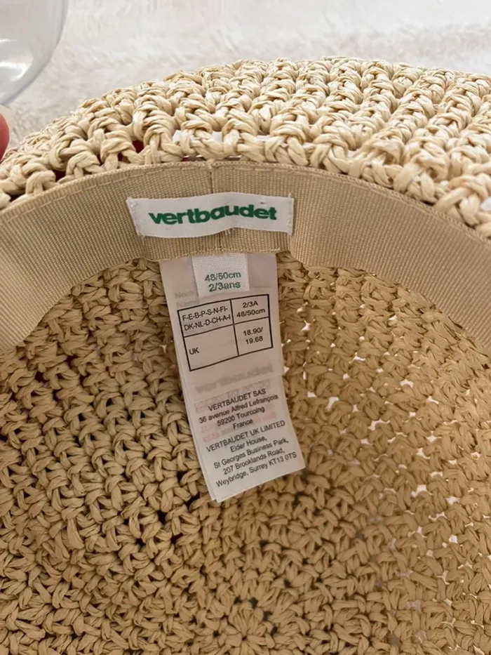 Chapeau de paille neuf - photo numéro 3