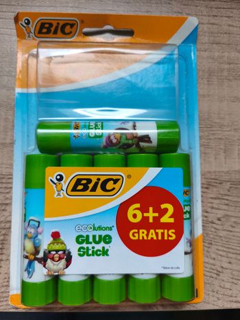 Lot de 6 tubes de colle BIC