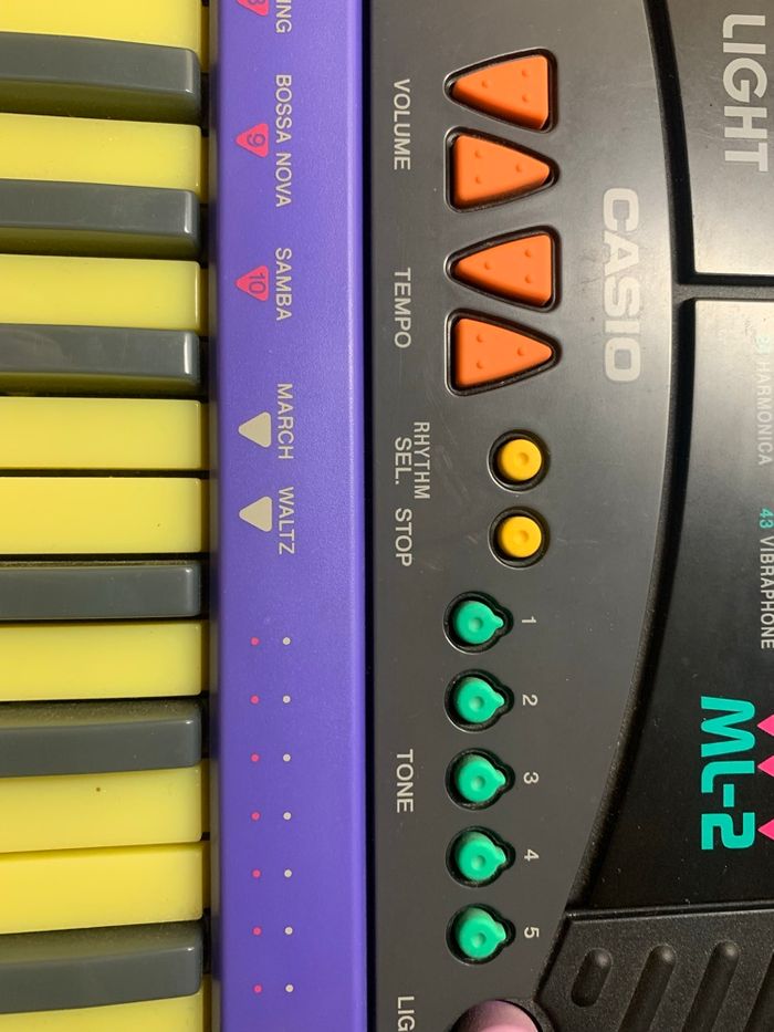 🎹 Clavier Casio ML-2 "Magical Light" - Vintage & Éveil - photo numéro 2