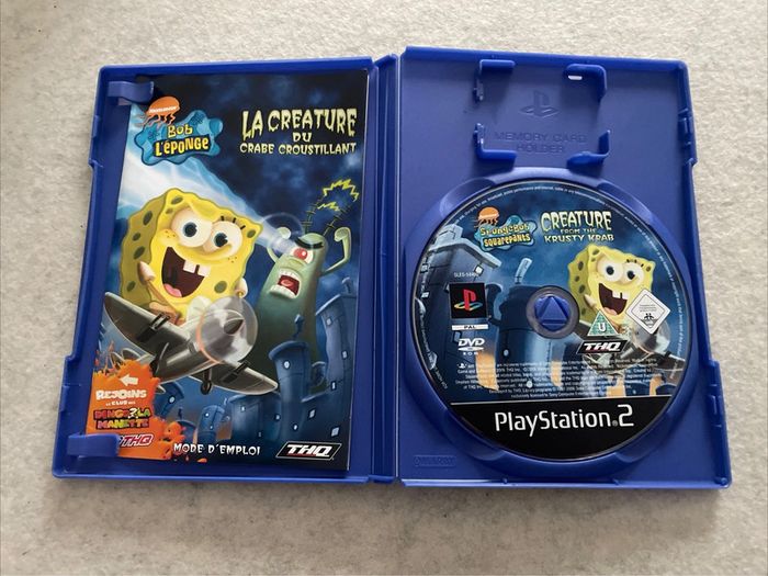 Bob L’eponge: La Créature Du Crabe Croustillant - Jeu PS2 Complet PAL FR - photo numéro 2