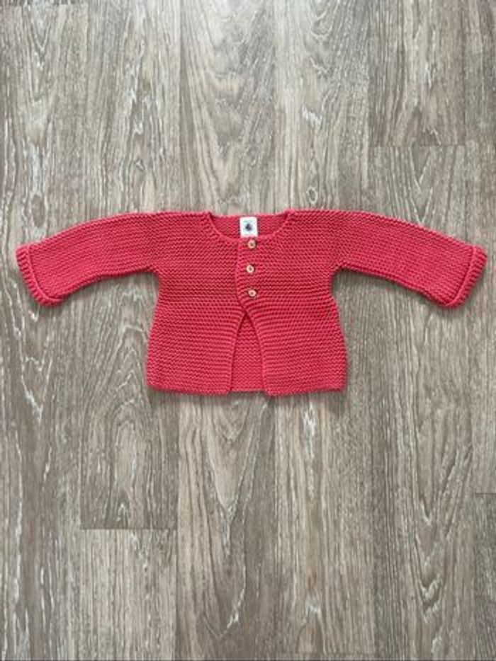 Gilet rose Petit Bateau 6 mois