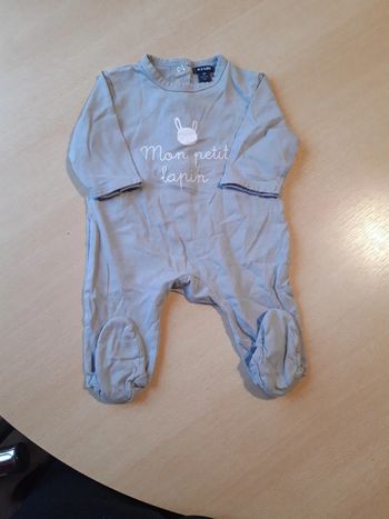 Grenouillère 1 mois Kiabi