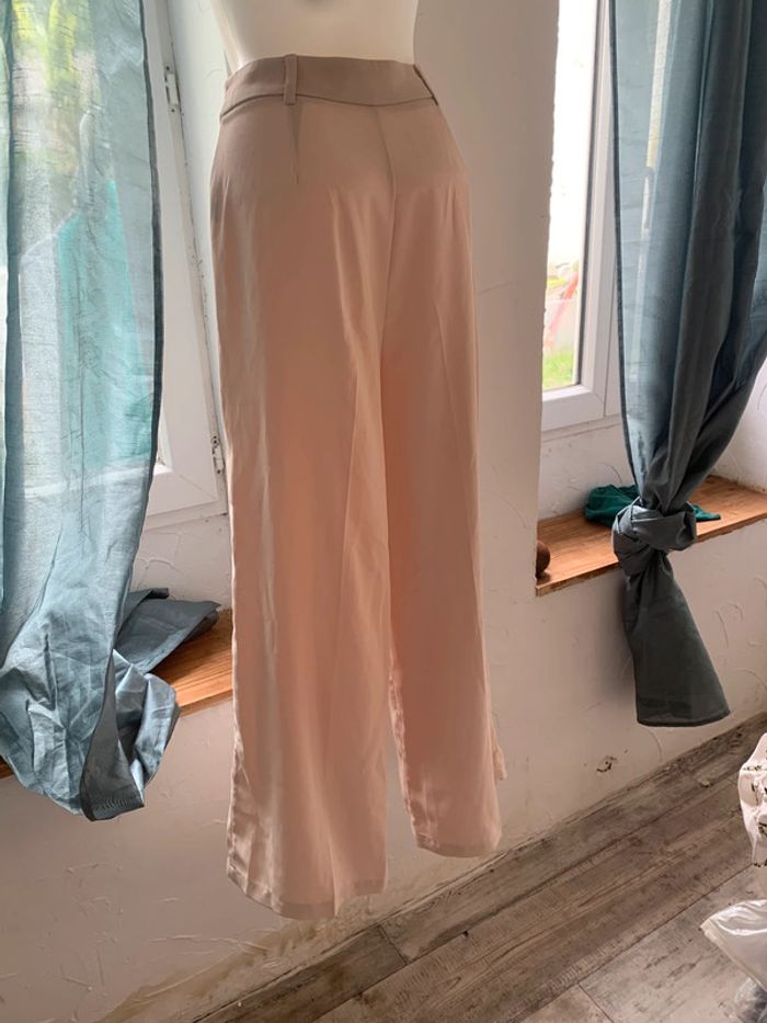 Pantalon large SHEIN beige taille S - photo numéro 2