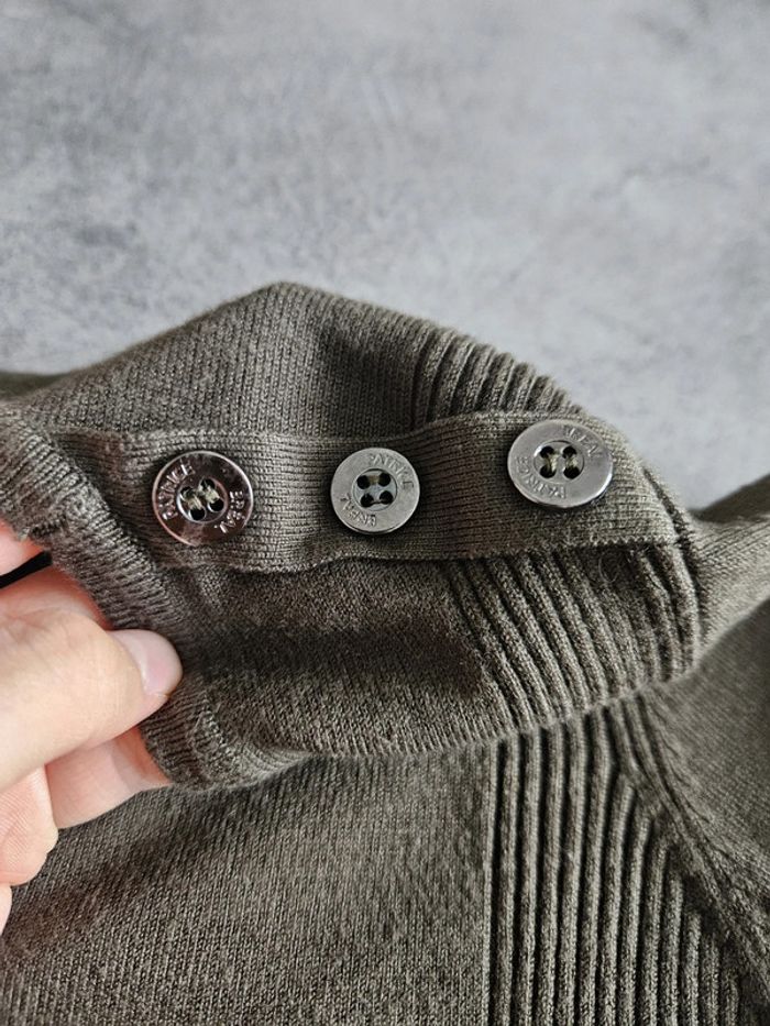 Petit pull léger mi-saison femme - Taille 42 / 44 - Patrice Breal - Vert sapin - photo numéro 8