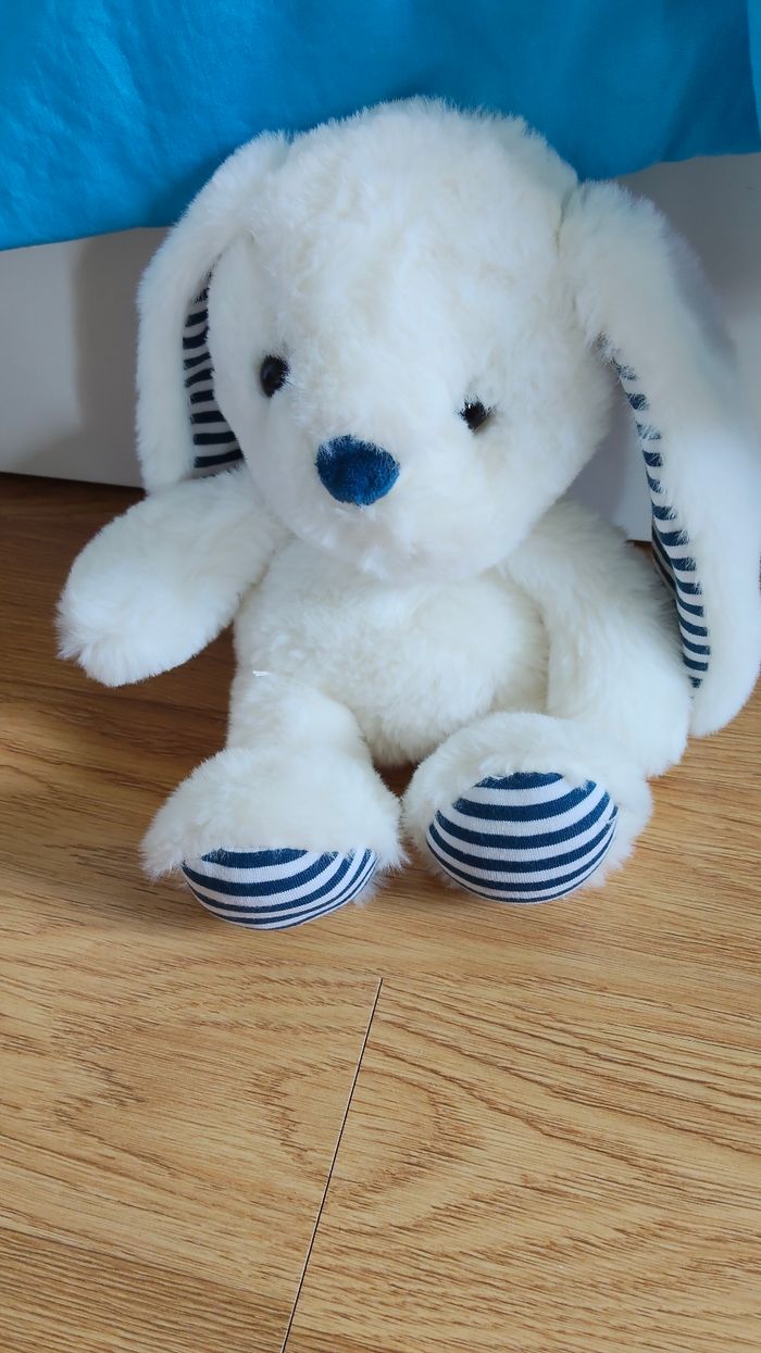 Peluche lapin collection les marinières