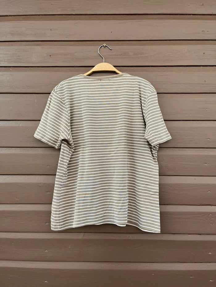 T-shirt rayé Autre Ton - photo numéro 4
