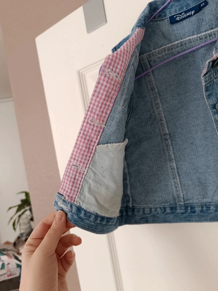 Veste en jean Disney minnie printanière 4 ans - photo numéro 3