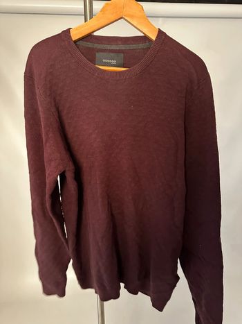 Pull bonobo violet bordeaux xxl