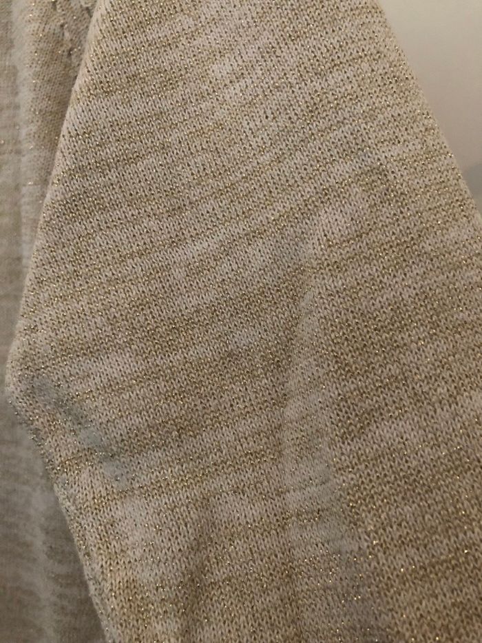 Cardigan beige et doré Tape à l’œil 12 ans - photo numéro 3