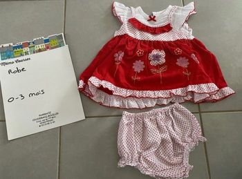 Robe fille 0-3 mois