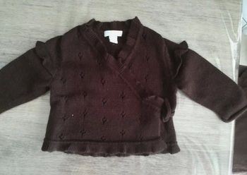 Gilet Obaïbi 6 mois fille