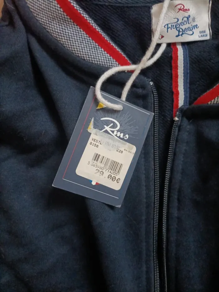 Superbe veste homme French Denim L - photo numéro 6