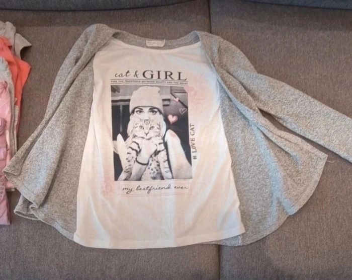 Lot de 20 tee-shirts manches longues fille - photo numéro 9