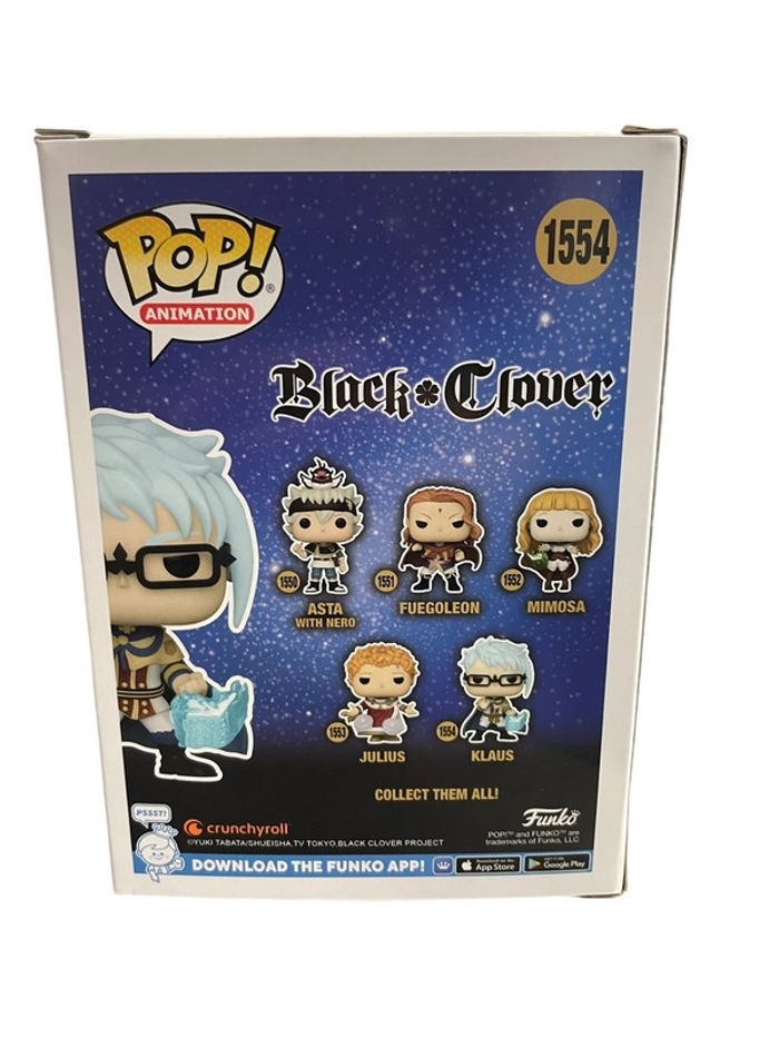 Figurine Funko Pop Black Clover Klaus 1554 neuf - photo numéro 2