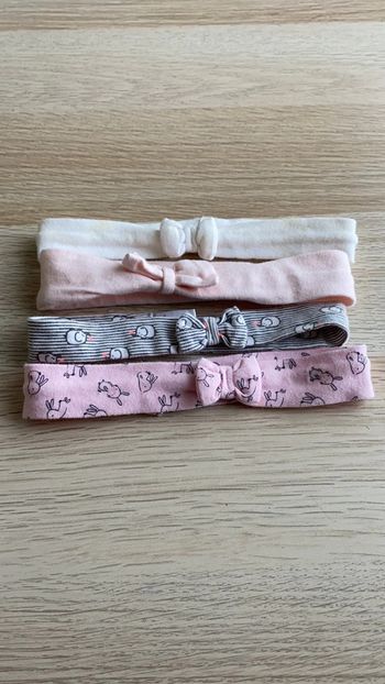 Lot de 4 bandeaux filles