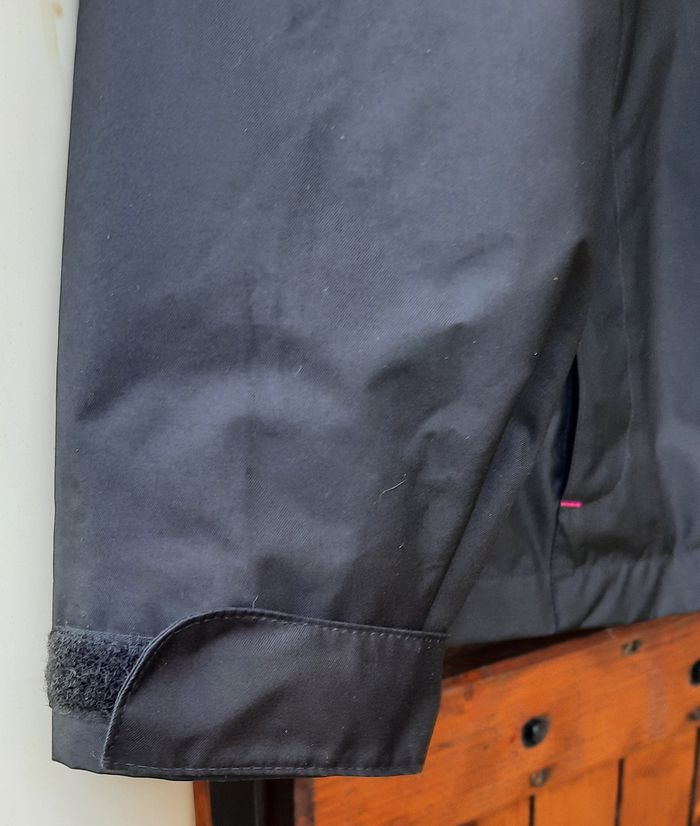 Veste coupe vent, noir et rose, Oxylane, femme, taille M/38 - photo numéro 6