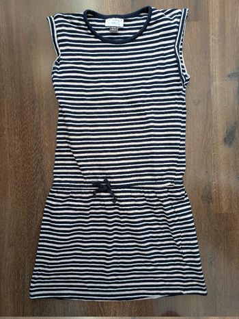 Chemise de nuit manches courtes rayée fille été 10 ans