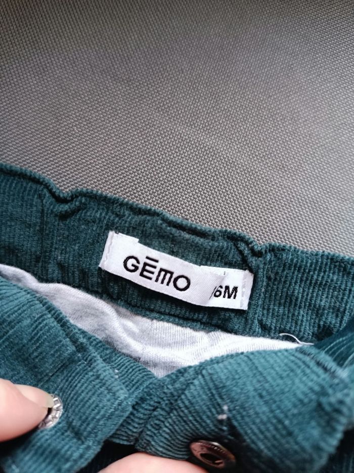 Pantalon velours vert 🦕 Taille 6 mois - photo numéro 7