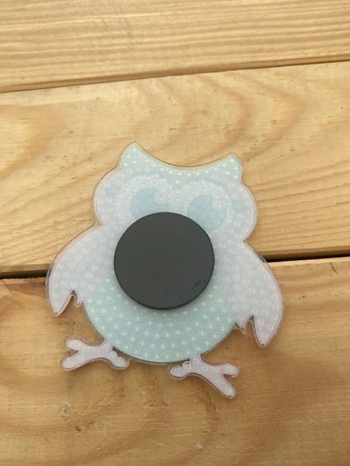 Magnet hibou 🦉 en Diamond painting - photo numéro 2