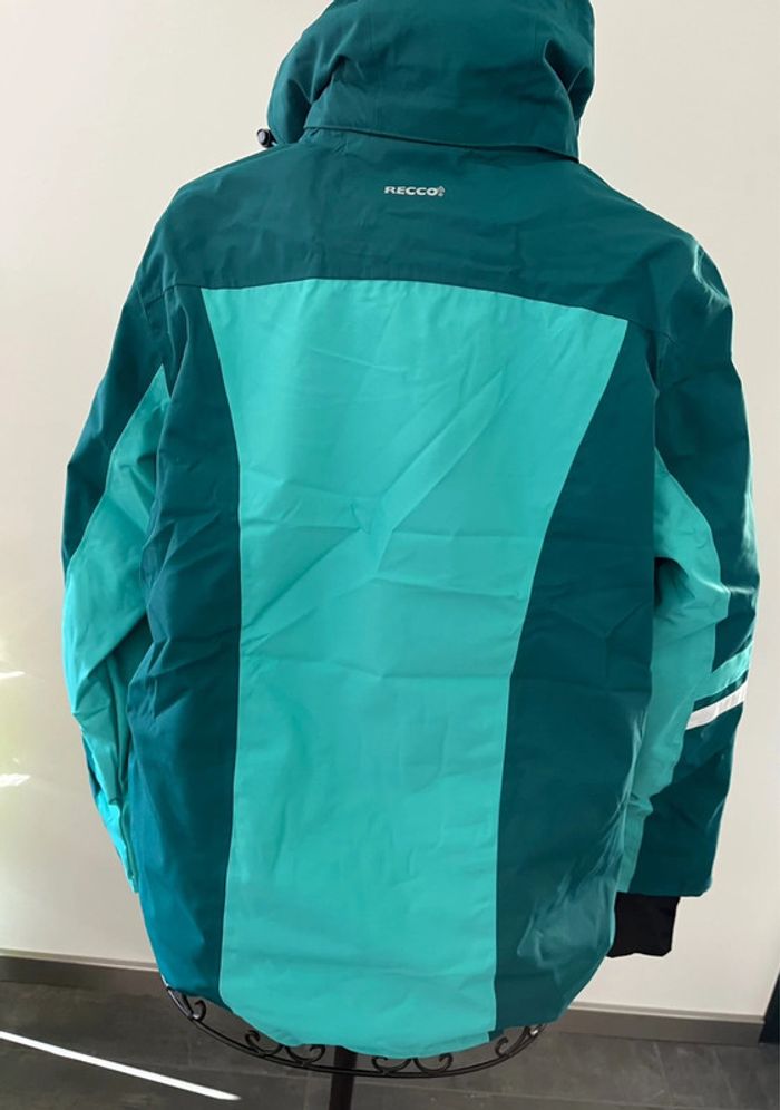 Manteau de ski femme Recco bleu turquoise taille XL - photo numéro 2