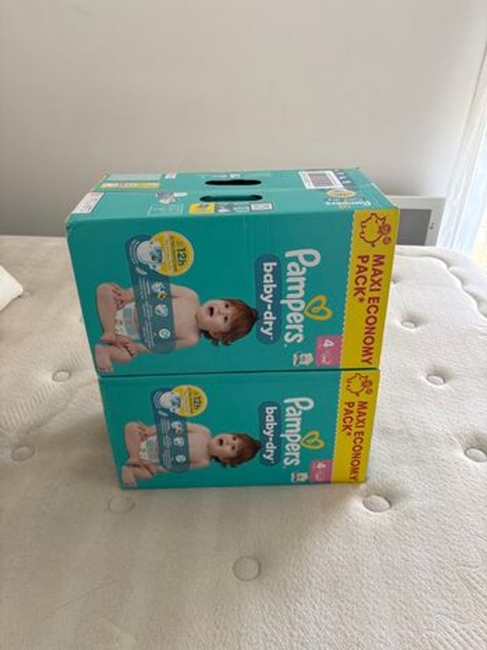 216 couches Pampers baby dry taille 4 - photo numéro 3
