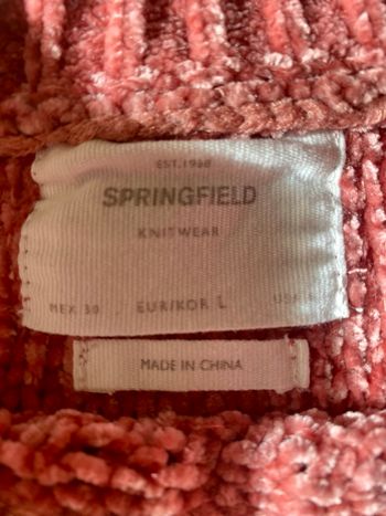 Pull maille chenille