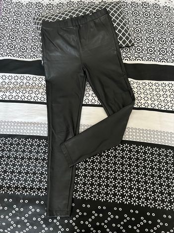 Legging, imitation, cuir, taille 36