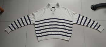 Pull col roulé avec zip