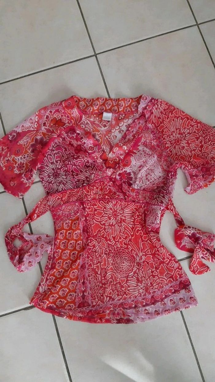 Haut transparent femme